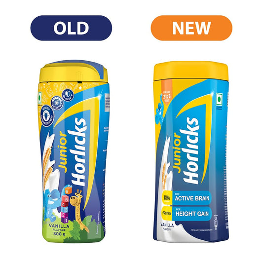 Junior Horlicks (1 to 6 Years) - Vanilla Flavor 500 gm