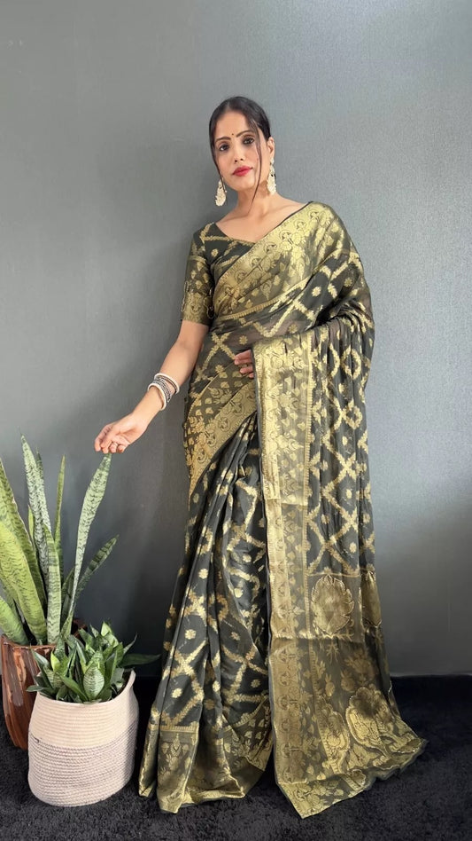 Premium Pure Viscose Georgette Ready To Wear Saree