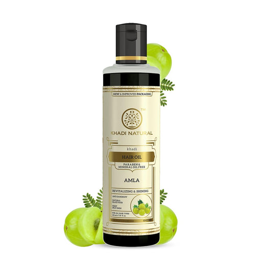 Khadi Natural Pure Amla Hair Oil Paraben Mineral Oil Free