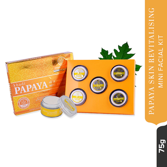 Khadi Natural Papaya Skin Revitalizing Mini Facial Kit