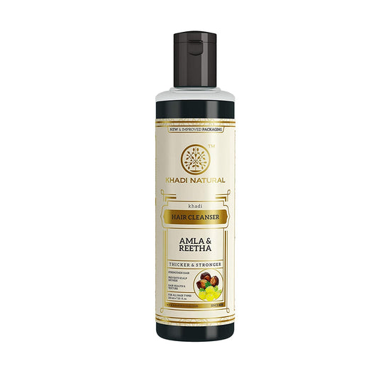 Khadi Natural Herbal Amla and Reetha Hair Cleanser, 210 ml