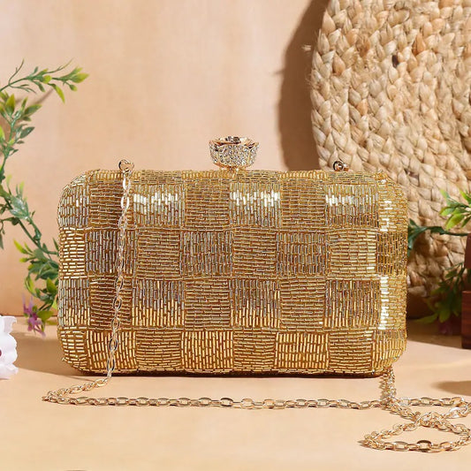 Clutch Embroidered Bridal Bag