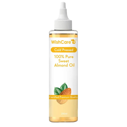 WishCare Pure Cold Pressed Sweet Almond Oil -100 ml