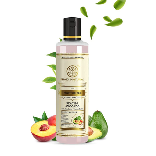 Khadi Natural Peach and Avocado Herbal Moisturizer - 210ml