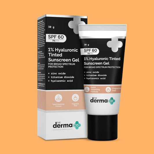 1% Hyaluronic Tinted Sunscreen Gel & PA++++ for Broad Spectrum Protection - 30g