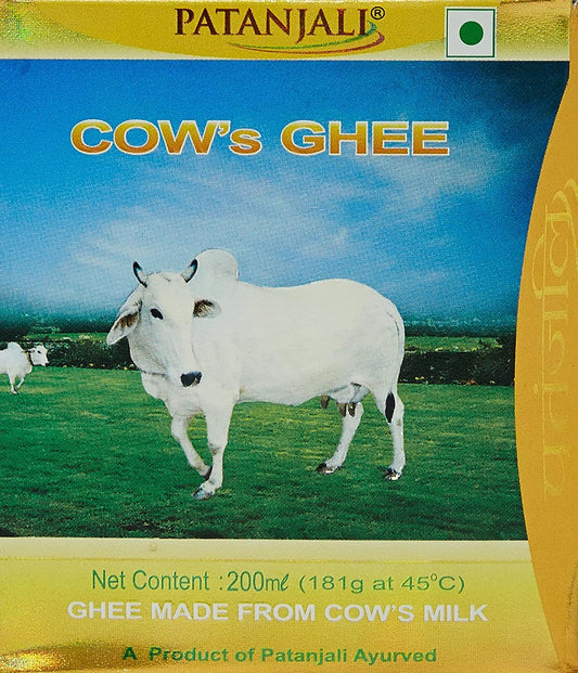 Patanjali Cow's Ghee - 200 ml - Pack of 1