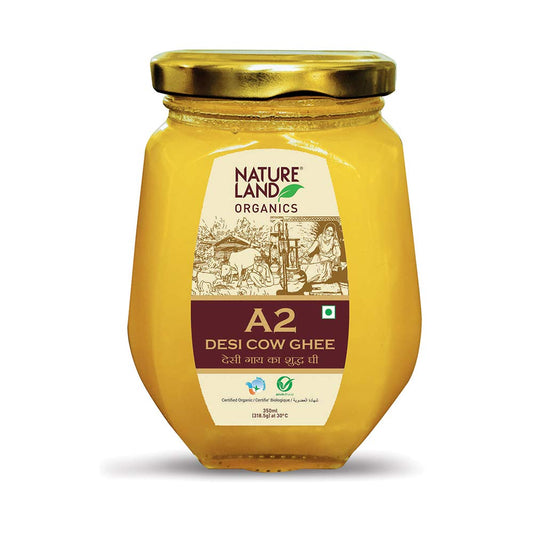 Nature Land Organics A2 Desi Cow Ghee - 350 ml