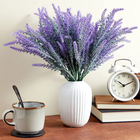 Set of 4 Artificial Lavender Flowers Plant For Vase Pot ARF-2