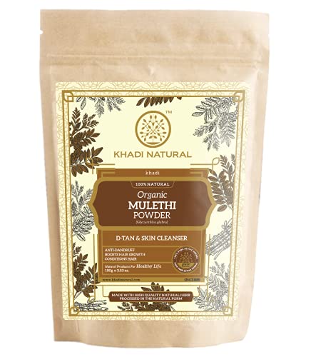 Organic Mulethi Powder - 100% Natural-100 g