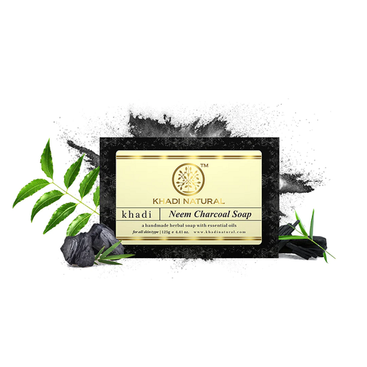 Khadi Natural Neem Charcoal Soaps