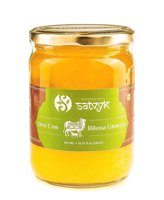 Siddhagiri's Satvyk Organic Pure Desi Cow Ghee - 250 ml