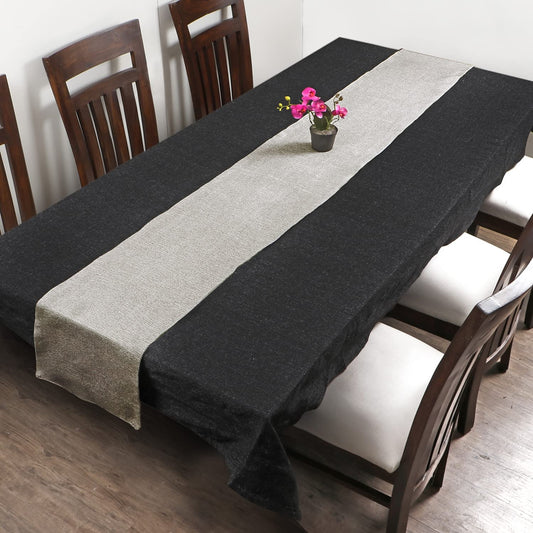 Grey Color Poly Jute Dining Table Runner Table Decor TR-2