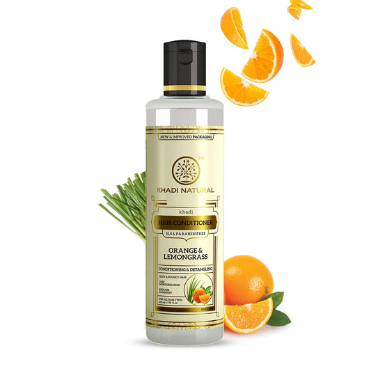 Khadi Natural Orange & Lemongrass Herbal Hair Conditioner-210ml