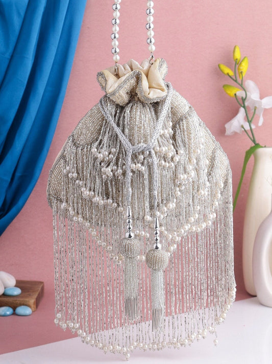 Potli Bag Long Tassels Potli Wedding Gift