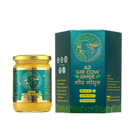 Gir Organic A2 Gir Cow Ghee - 500 gm