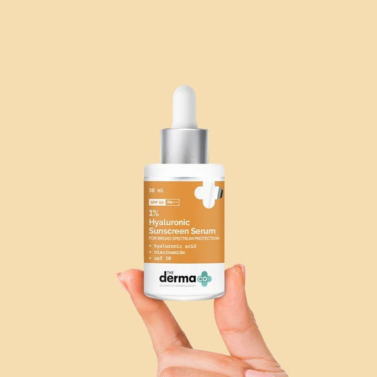 1% Hyaluronic Acid Sunscreen Serum with SPF 50 & Niacinamide - 30ml