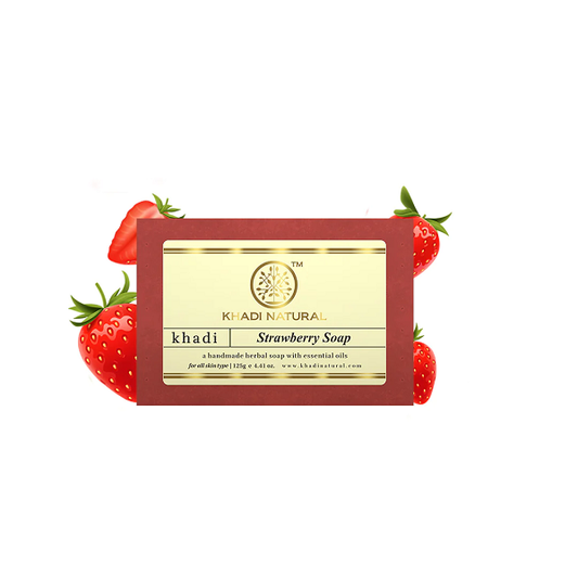 Khadi Natural Strawberry Soap (125gm)