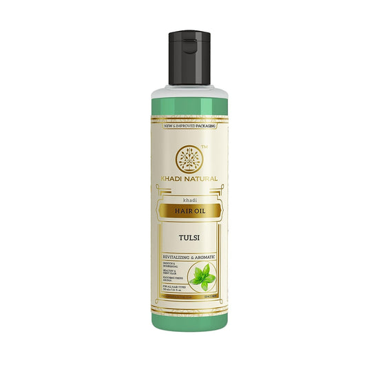 Khadi Natural Tulsi Hair Oil - 210 ml