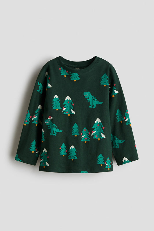 MOTIF-DETAIL COTTON T-SHIRT