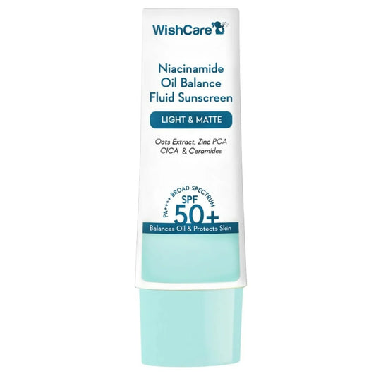 Wishcare 5% Niacinamide Oil Balance Fluid Sunscreen | SPF50 -50 gm