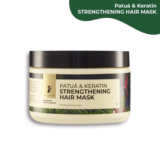 Pilgrim Patuá & Keratin Strengthening Hair Mask - 200 gm