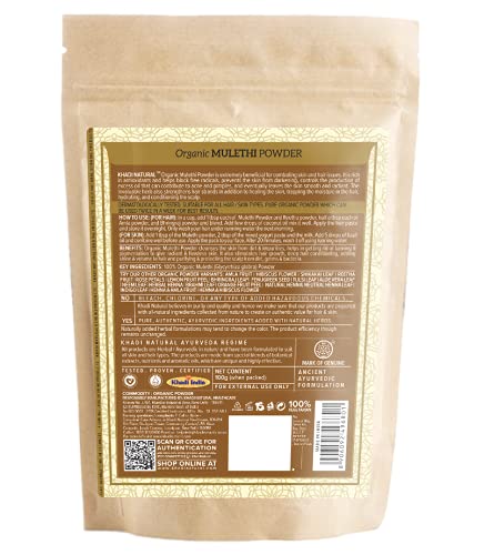 Organic Mulethi Powder - 100% Natural-100 g