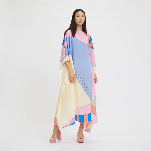 Soft Silk Crepe Kaftan, Women's Caftan