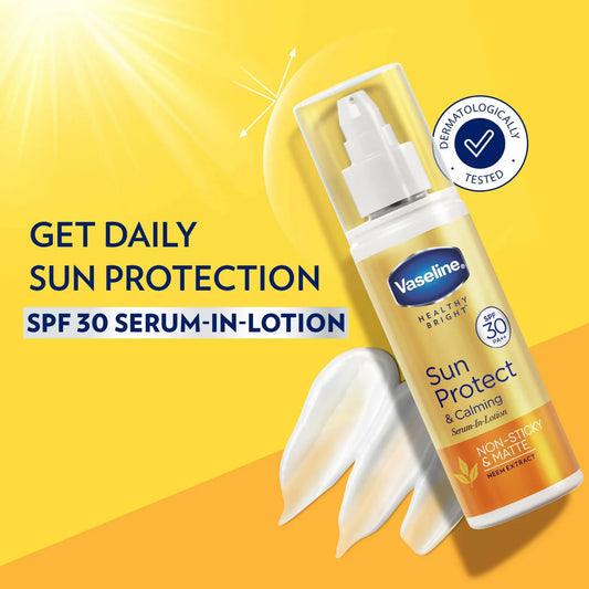 Vaseline Sun Protect & Calming Serum in Lotion with SPF 30 -180 ml