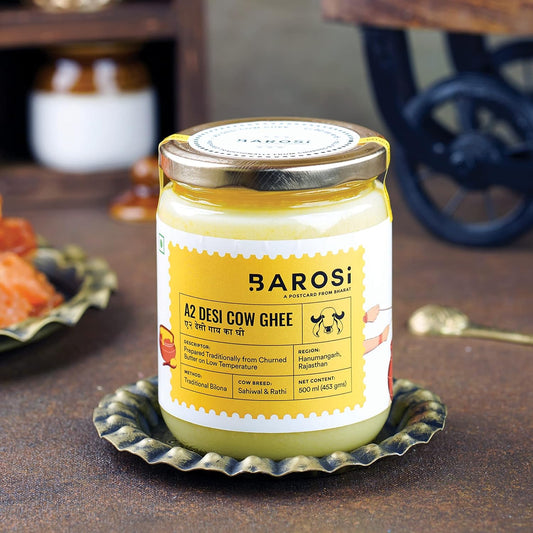 Barosi A2 Desi Cow Ghee & Multifloral Honey Combo - Combo