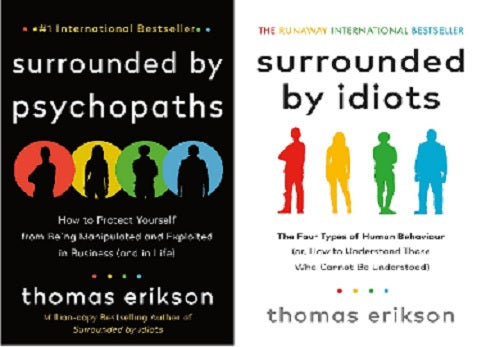 Surrounded by Idiots  & Surrounded by Psychopaths- paperback