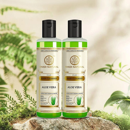 Khadi Natural Aloe Vera Cleanser - Pack of 2