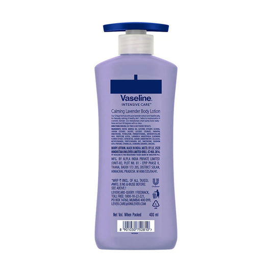 Vaseline Calming Lavender Body Lotion -400 ml