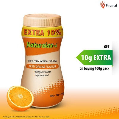 Piramal Naturolax -A Powder Tasty Orange - 100 gm