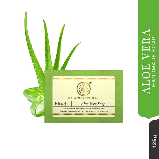 Khadi Natural Herbal Aloevera Soap-125 g