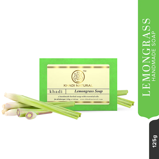 Khadi Natural Herbal Lemongrass Soap 125g