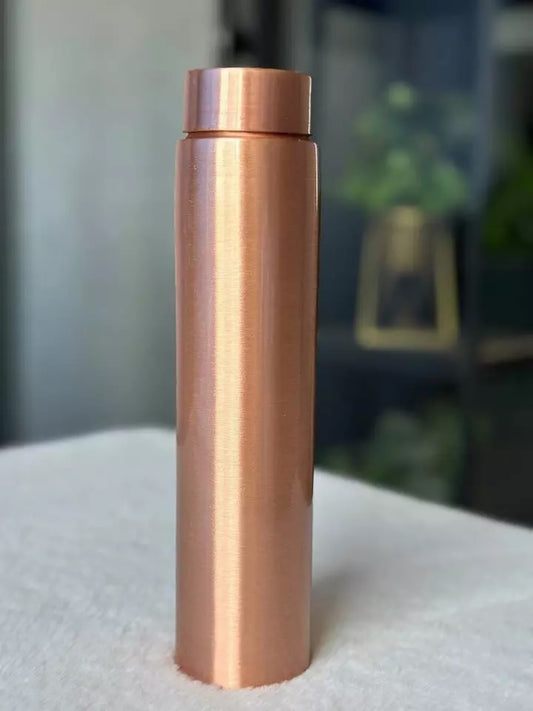 Plain Pencil Copper Drinking Water Bottle - 900ml