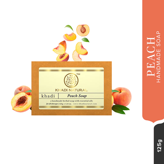 Khadi Natural Herbal Peach Soap-125 g