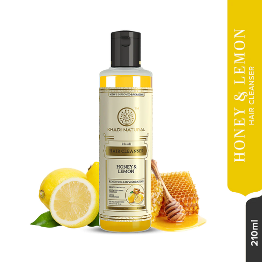 Khadi Natural Honey & Lemon Hair Cleanser (210ml)