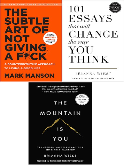 the mountain is you+101 essays that will+The Subtle Art - Paperback