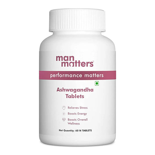 Man Matters Ashwagandha Tablets For Men -60 tabs