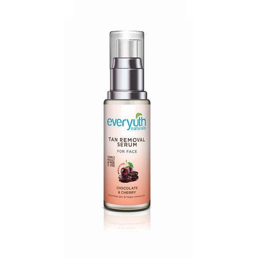 Everyuth Naturals Pure & Light Tan Removal Choco Cherry Serum, 30ml, Bottle