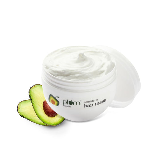 Plum Avocado Hair Mask For Frizzy, Curly And Wavy Hair With Avocado Oil, Argan Oil & Shea Butter :- 250Gm