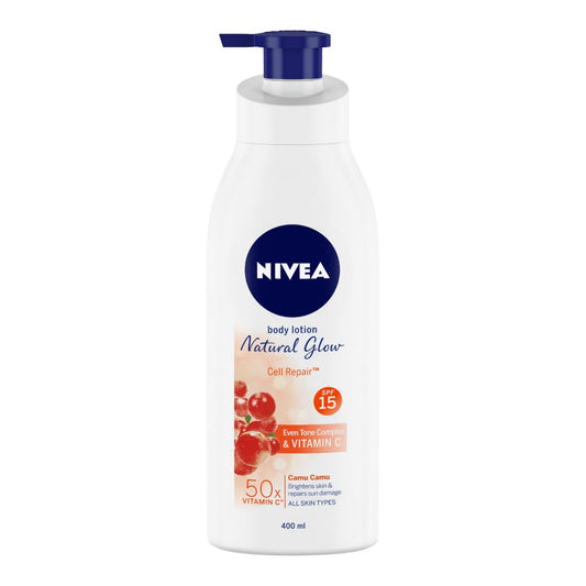 Nivea Natural Glow Cell Repair & VITAMIN C Body Lotion 400ml