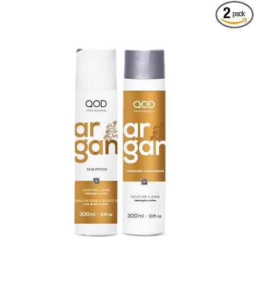 QOD Professional Argan Shampoo & Conditioner Combo