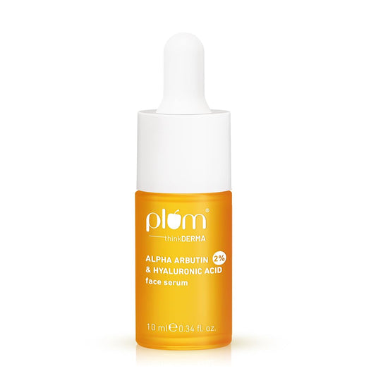 Plum 2% Alpha Arbutin & Hyaluronic Acid Face Serum :- 10ml