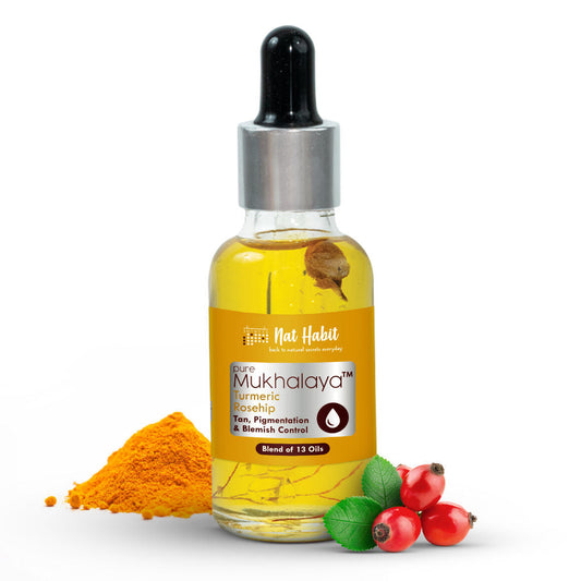 Nat Habit Pure Turmeric Rosehip Mukhalaya - 30 ml