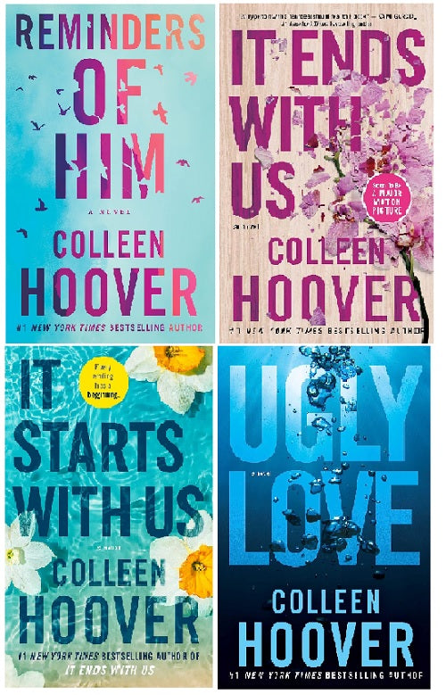 It Ends With Us + It Starts With Us + Reminders Of Him + Ugly Love (Paperback) - Colleen Hoover