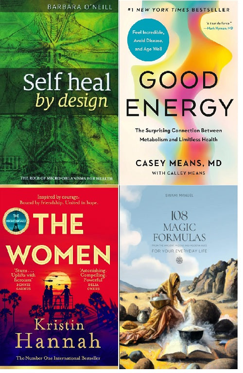 Self Heal By Design- Good Energy-The Women- 108 MAGIC- paperback 4books set