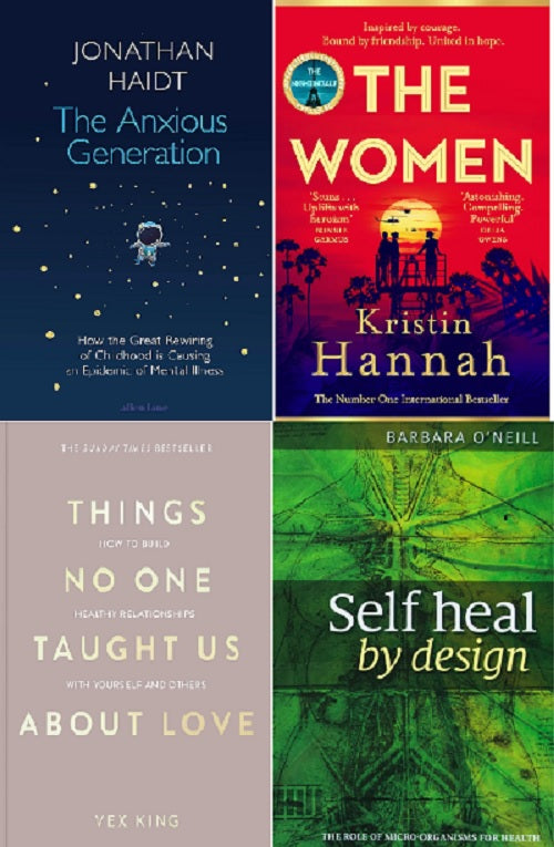 The Women : The Anxious Generation: Things No One : Self Heal By Design-Paperback combo books set