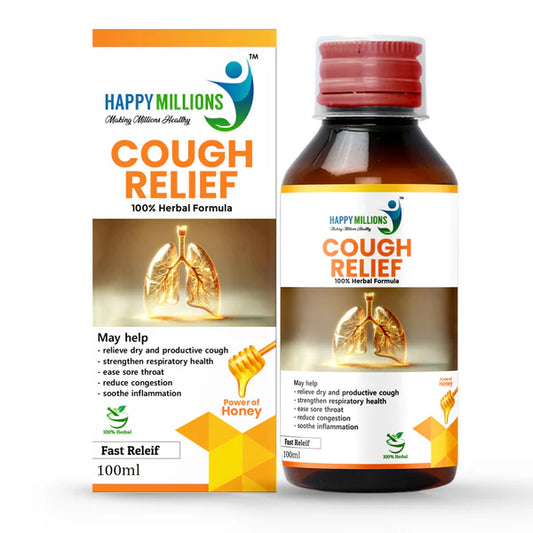 HappyMillions Cough Relief Syrup - 100 ml